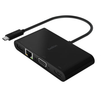 Belkin AVC004btBK USB-C 100W 多媒體充電轉接器